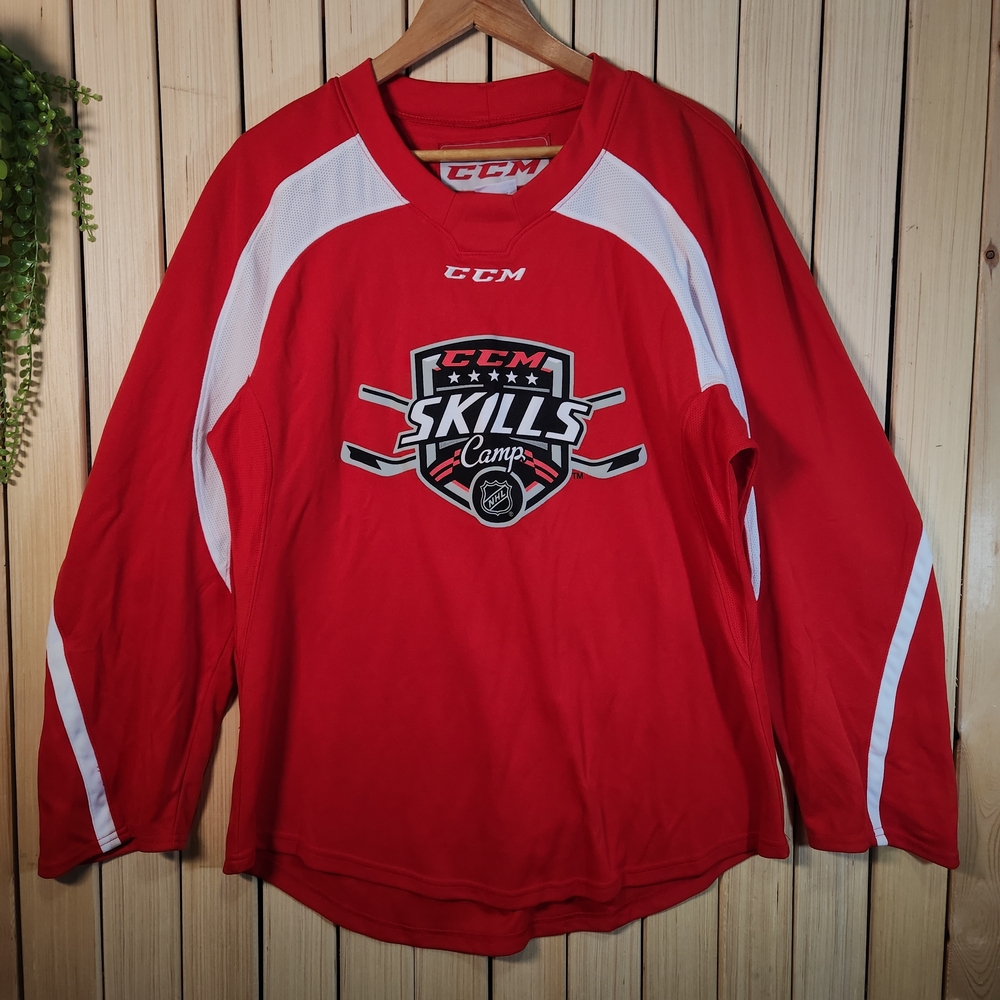 CCM Hockey Jersey Skills Camp. Red Color